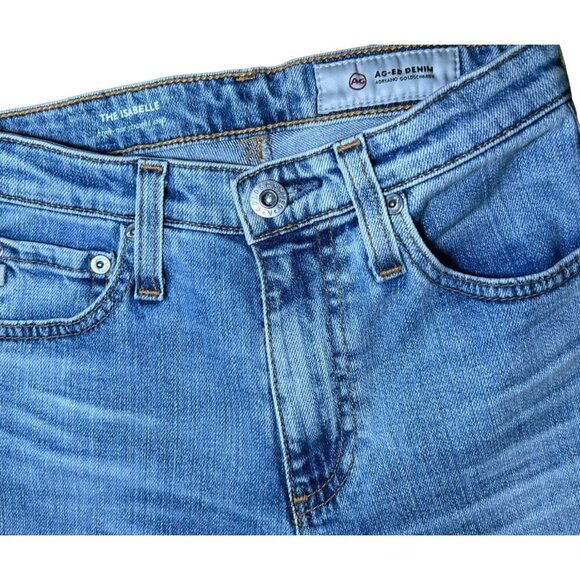 AG-ED Denim The Isabelle High-Rise Straight Crop Jeans Size 22 - Picture 4 of 4